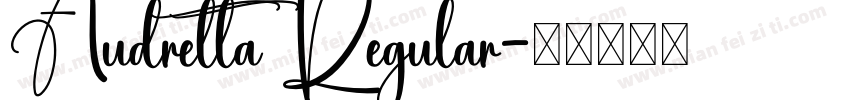 Audretta Regular字体转换